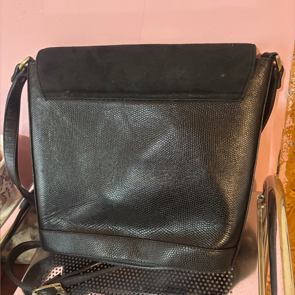 Vintage Salvatore Ferragamo Studded Leather Crossbody Bag - Picture 3 of 11
